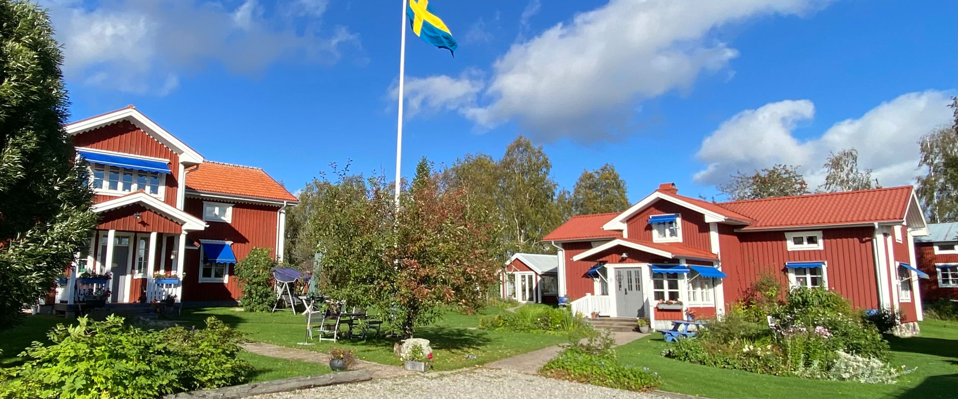 Charmigt boende nära Umeå – Wallhalla Bed & Breakfast i vacker svensk lantmiljö.